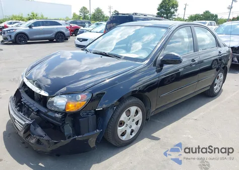 2009 Kia Spectra Ex из США, поврежденный, VIN KNAFE221495595896